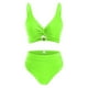 thumbnail image 4 of WILLBEST Trajes de Baño Mujer Completo Traje de Baño Tankini Para Mujer, Playa, Piscina, Cubierta, Bikini Ahuecado Con Pantalones Cortos de Baño, Traje de Baño Conservador de Dos Piezas, 4 of 5