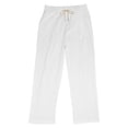 thumbnail image 6 of OGLCCG Mens Casual Pants Linen Drawstring Elastic Waist Loose Fit Straight Leg Long Pants Summer Beach Vacation Yoga Trousers with Pockets,S,White, 6 of 8