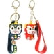thumbnail image 1 of KAKOWELY llaveros de gato para teléfono, llavero festivo para monedero, llavero de anime para teléfono., 1 of 5