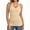 Nude, variant on Halter Tops for Women with Built in Bras V Neck Slim Fit Cami Backless Trendy Going Out Tops