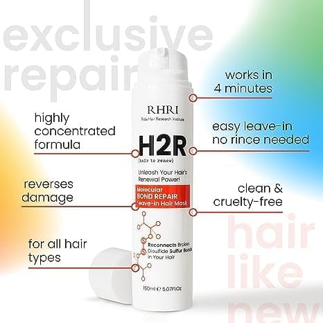 Leave in Hair Treatment Mask | Molecular Hair Repair Mask for Hair Bonding Treatment | Hair Growth for Thinning & Split Ends | 3 Minutes to Repair Hair Damage from Bleach, Chemicals & Heat