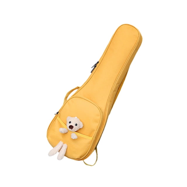 Bolsa para Ukelele, Mochila para Ukelele, Funda para Guitarra Portátil, Ligera, Impermeable, Bolsa para Ukelele, Regalos de Viaje, Acampada, Principia amarillo