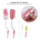 thumbnail image 5 of Cepillo 5 Uds Bebé Niños Alimentación Biberón Cepillo De Limpieza Conjunto Paja Biberón Esponja Cepillo, 5 of 7