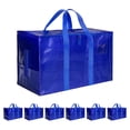 thumbnail image 1 of Bolsas de mudanza Simple Deluxe extra grandes, paquete de 6, azules, 95 l/25 galones, 1 of 7