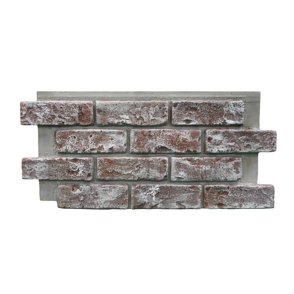 Chicago Brick 22 5 In X 11 75 In Brick Veneer Siding Half Panel Walmart Com Walmart Com