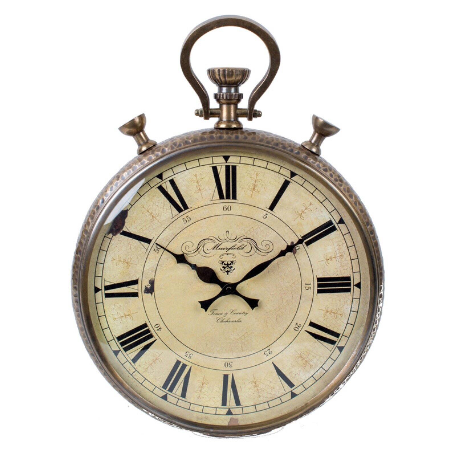 Privilege International Round Copper Wall Clock