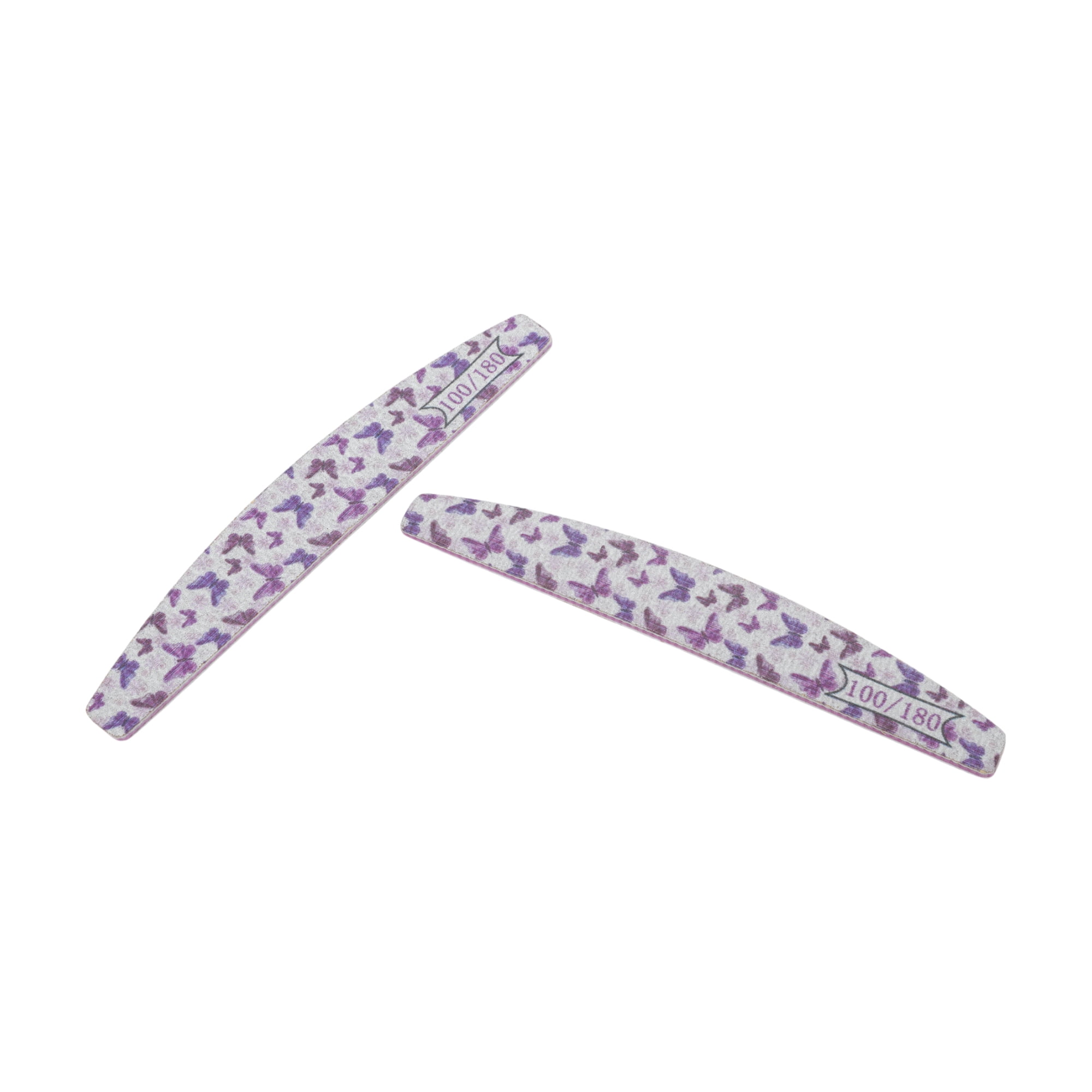 Unique Bargains Half-moon HD-001 Nail Files 5 Pcs Colorful [Half-moon HD-008]