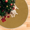 thumbnail image 6 of Ryvnso Christmas Tree Skirt Dark Yellow Xmas Tree Skirts Ornament Home Decorations 35.4", 6 of 6