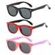thumbnail image 1 of Gafas de sol FANNYGO para niños polarizadas 3 a 11 años 3 unidades - Negro+Rojo+Rosa, 1 of 7