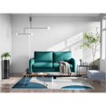 thumbnail image 2 of Pemberly Row 58" Round Arm Fabric Standard Loveseat in Teal Blue, 2 of 10