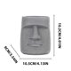 thumbnail image 3 of Maceta de resina de las Islas de la Resurrección | Maceta decorativa con forma de estatua para uso en interiores y exteriores | Adorno decorativo resistente a la intemperie | Regalo único para cumple, 3 of 5