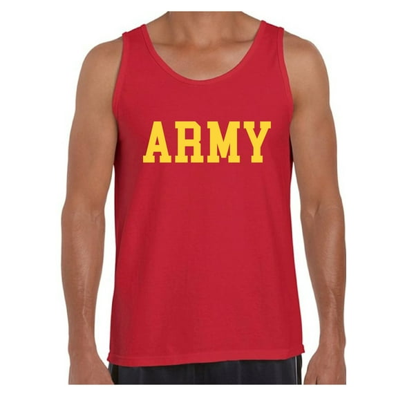 Awkward Styles Army Tank Top for Men Military Sleeveless Shirt Men's Army Tank Workout Clothes Army Training Shirt Army Gifts for Him
