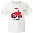 thumbnail image 3 of Inktastic Farming Red Tractor Farm Baby Youth T-Shirt, 3 of 5
