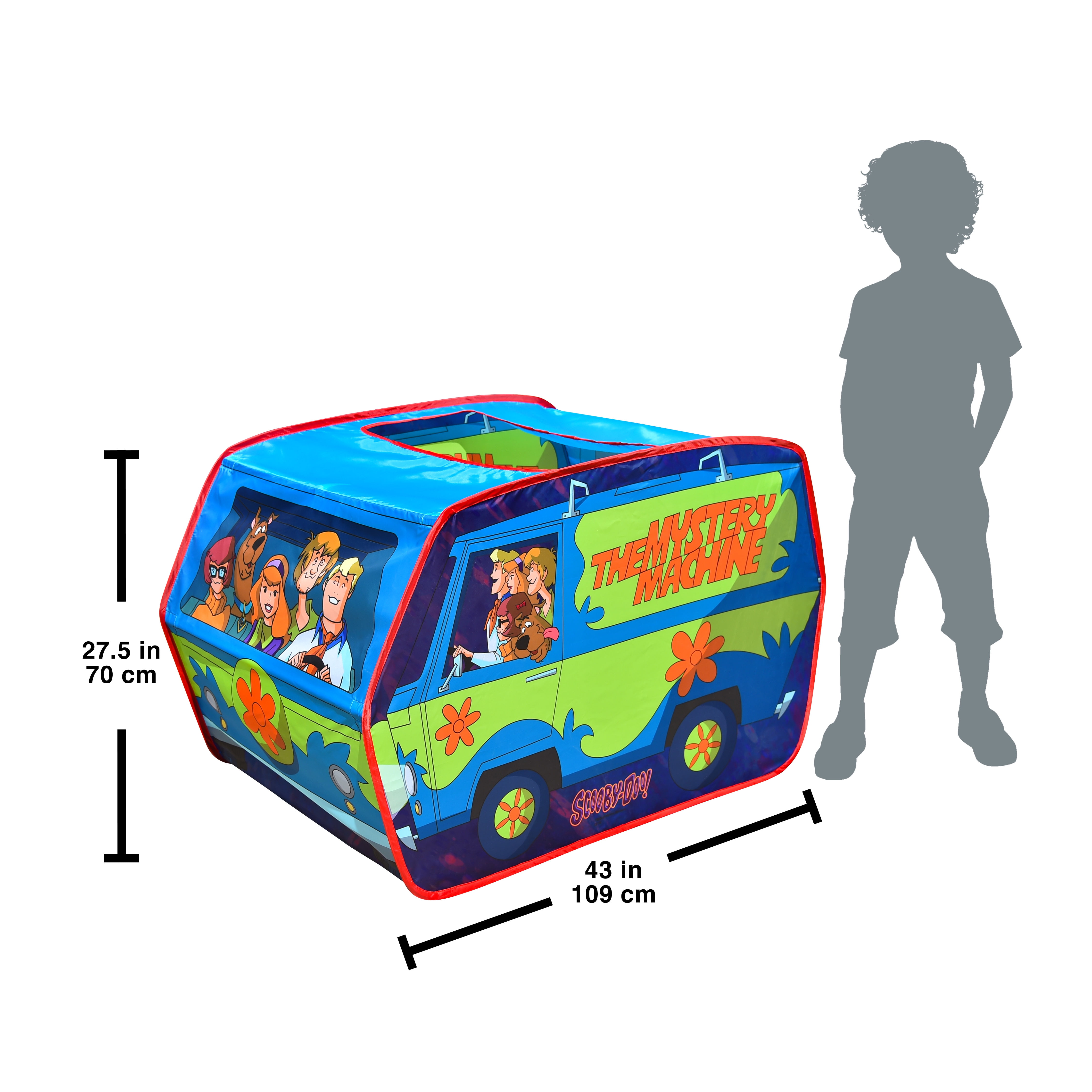 Toy Gift for Boys and Girls Entertainment Indoor Playhouse for Kids Sunny Days Scooby Doo The Mystery Machine Pop Up Tent 