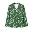thumbnail image 4 of CALAFEBILA Women Pajamas Set Womens Button Down Pajamas Loungewear Notch Collar Floral Print Tops with Pocket and Pants, 4 of 4