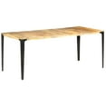 thumbnail image 5 of vidaXL Dining Table 180x90x76 cm Solid Mango Wood, 5 of 5