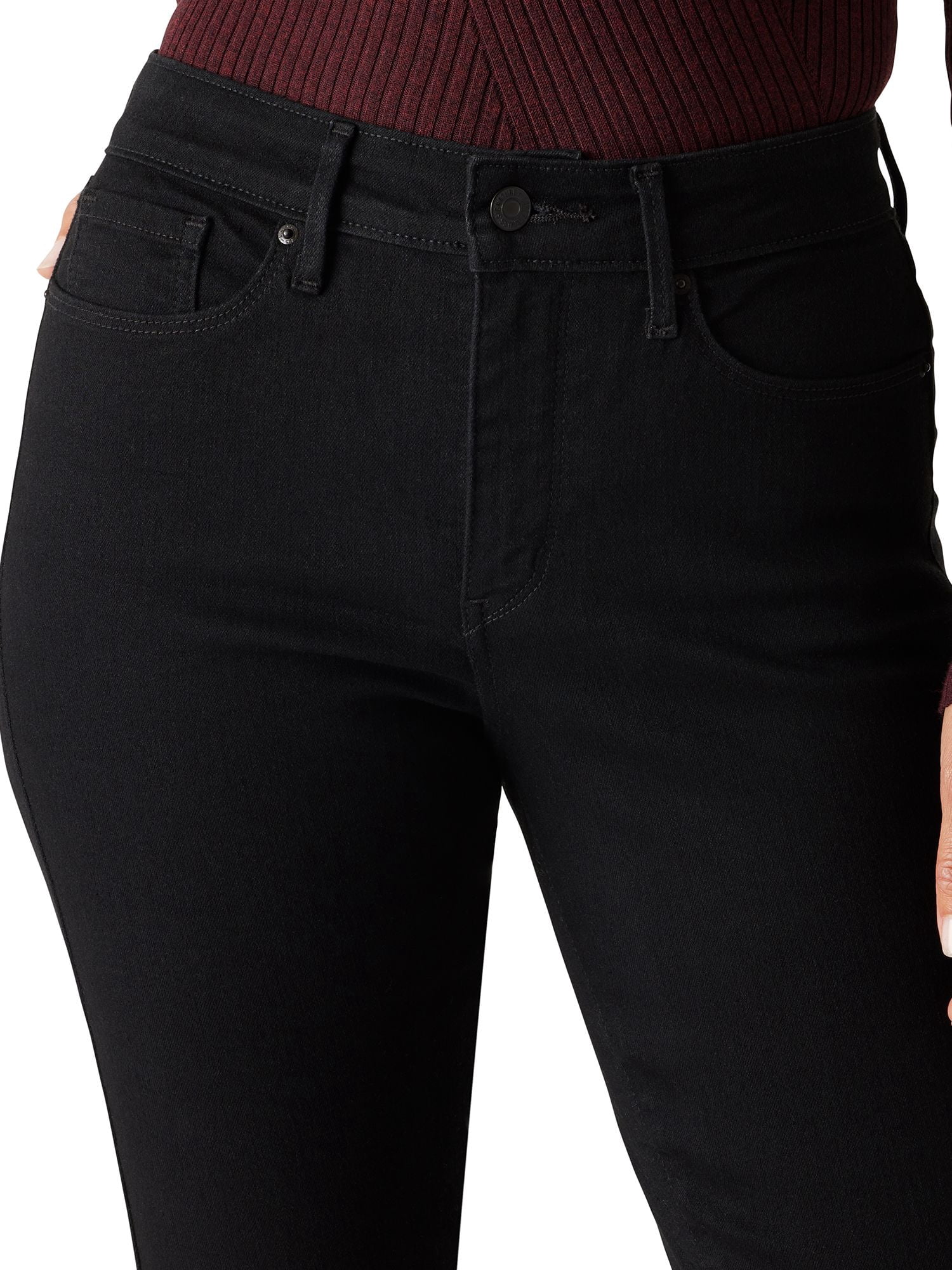Levi Strauss Signature Women's and Women's Plus Mid Rise Slimming Bootcut Jeans, Sizes 2-26