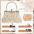 thumbnail image 5 of Bolsos de mano de noche con cuentas Vintage de los años 20, bolso de mano con solapa, bolso de mano para mujer, accesorios formales para fiestas de boda de los años 20, 5 of 5