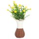 thumbnail image 4 of Al aire libre artificial falso flor ramo para el hogar jardín decoración de la boda accesorios accessoriesyellow, 4 of 8