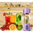 thumbnail image 4 of Portable 6 Blades in 3D Juicer Cup,Version Rechargeable Juice Blender Magnetic Secure Switch Electric Fruit Mixer for Superb Mixing 380ml, 4 of 5