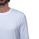 thumbnail image 3 of Playera Manga Larga Para Hombre De Algodón Pima y Tela Spandex Unbranded Co Long Sleeve Crew Neck White M, 3 of 6