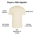 thumbnail image 4 of Playera Hombres Basica Manga Corta Sencilla Algodón Casual, 4 of 6