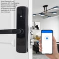 thumbnail image 4 of Smart Password Lock, 100 Sets IC Card Swiping Mechanical Key Unlock Entry Door Handle Lock  for 35-90mm Thickness for Hotel Store Doors, 4 of 7
