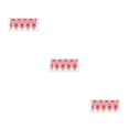 thumbnail image 2 of yingyy Party Cake Fondant Plastic Stencil Reusable Foldable Border Sugar Sieve Mould Icing Template Baking Tool Home Bakeware JY-6153 3Set, 2 of 6