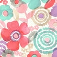 thumbnail image 3 of Kappa, Diane 15x15 Black Modern Framed Museum Art Print Titled - Ocean Shores Floral II, 3 of 5