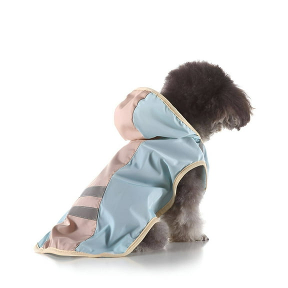 TELOLY Dog Raincoat,Waterproof Hood Dog Rain Coat,Keeps Pets Dry All Day Dog Coats,Xs