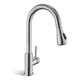 thumbnail image 1 of Grifo de cocina, grifo mezclador de agua fría y caliente de acero inoxidable Xtellar plateado, 1 of 4