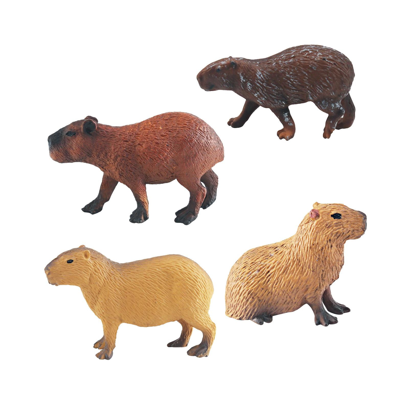 Capybara Toy Figure Playset Mini Capybaras Figure for Boys Toddlers  Children 