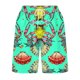 thumbnail image 4 of Puntoco Pantalones Cortos Con Estampado Hawaiano Para Hombre, Pantalones Cortos Con Bolsillo Y Cordón, Color Xxxxxl, 4 of 5