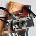 thumbnail image 3 of Case Compatible with iPhone 12,Cute 3D Vintage Camera Phone Case with Hand Strap Unique Cool Silicone TPU Case Shockproof Protective Case Women Girls for iPhone 12, 3 of 14