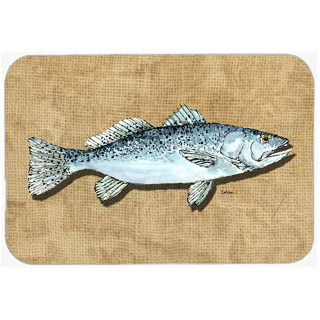 Carolines Treasures 8809CMT 20 x 30 In. Speckled Trout Kitchen or Bath Mat