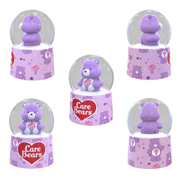 Snow Globe Silver Buffalo Care Bears Light Up Share Bear