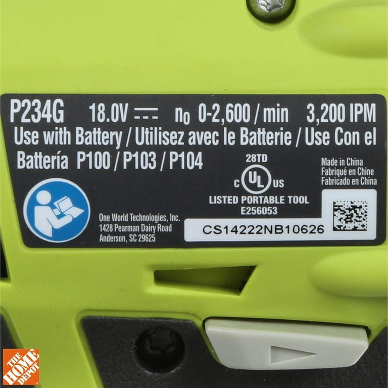 Refurbished Techtronic Industries P881 Ryobi ONE 18 Volt Lithium Ion Impact Driver Kit Walmart