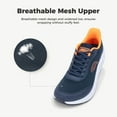 thumbnail image 5 of B BESUNEW Wide Toe Box Mens Walking Shoes with Arch Support Wide Width Orthotic Sneaker for Plantar Fasciitis Slip On Tennis Running Shoes US 8-13, 5 of 16