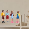 thumbnail image 4 of ELAYARD 1 Set People Figurines for Kids Imitated Figurines Assorted Color Teaching Aid for Friends, 4 of 5