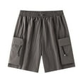thumbnail image 2 of ZyeKqe Shorts for Men Drawstring High Waisted Casual Shorts Lightweight Quick Dry Summer Beach Shorts, 2 of 3