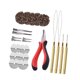 thumbnail image 4 of Kit de herramientas de extensión de cabello profesional, 500 anillos de cuentas de silicona, dispositivo de estilismo portátil, suministros de salón Color 3, 4 of 10