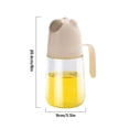 thumbnail image 2 of Glass Oil Pot Kitchen Household Oil Bottle Large Capacity Oil Container Oil Vinegar Seasoning Bottle Leakproof Oil Pot, 2 of 2