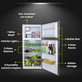 thumbnail image 3 of Conserv 30in Apartment Refrigerator 18cf Top Mount w/ AUTO ICE MAKER E-Star 110V, 3 of 16
