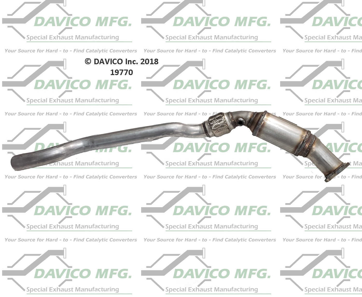 Davico Mfg 19770 Direct-Fit Catalytic Converter