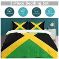 thumbnail image 2 of Jamaica Flag Bedding Set Couple Bedclothes Pillowcase Customized Home Textiles Bed Set for Bedroom Decoration, 2 of 6