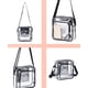 thumbnail image 3 of Bolso bandolera transparente para viajes de trabajo y negocios para hombres y mujeres, aprobado por el estadio - Bolso cruzado transparente para seguridad y eventos deportivos, 3 of 5