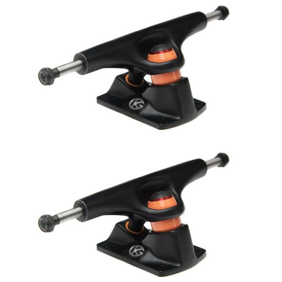 Grind King Disruptor Skateboard Trucks Matte Black - Hanger 5.5" Axle 8.25" (Set of 2)