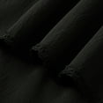 thumbnail image 6 of Women's Gothic High Waist Tie Dress Suspender Half Skirt A-Line Mini Tie Dress (Black L), 6 of 8