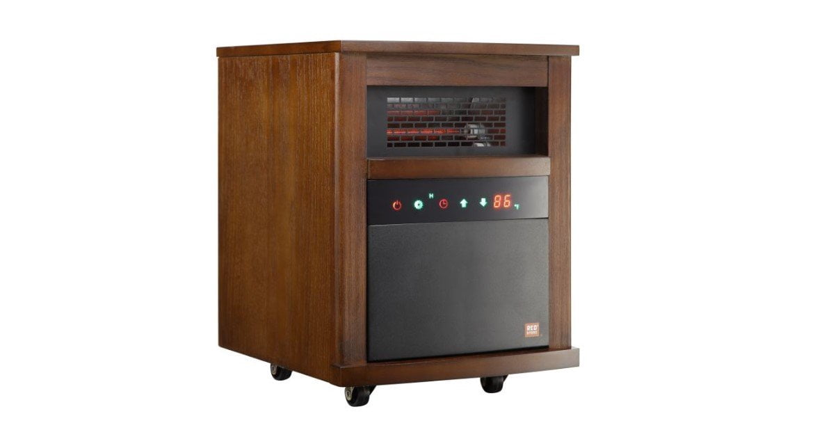 RedStone 1,500 W Portable Electric Infrared Heater with Cabinet -  Walmart.com