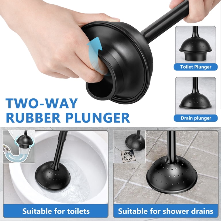 Toilet Brush and Plunger Set With Storage Caddy photo 5